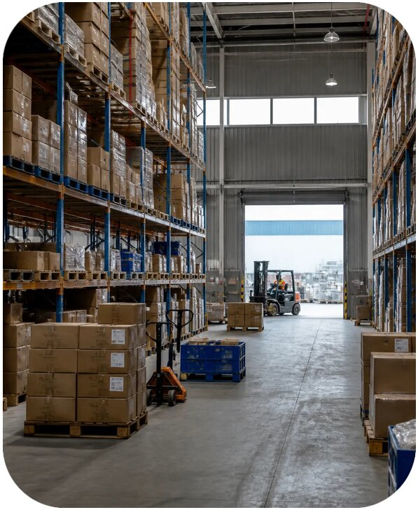 Организация склада для продаж и хранения товаров в Китае